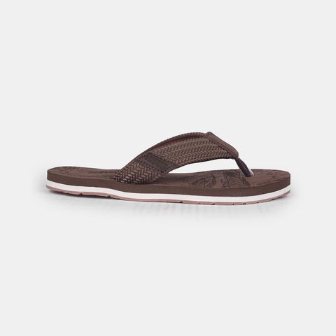 Bata sunshine brown flip flop thongs for men